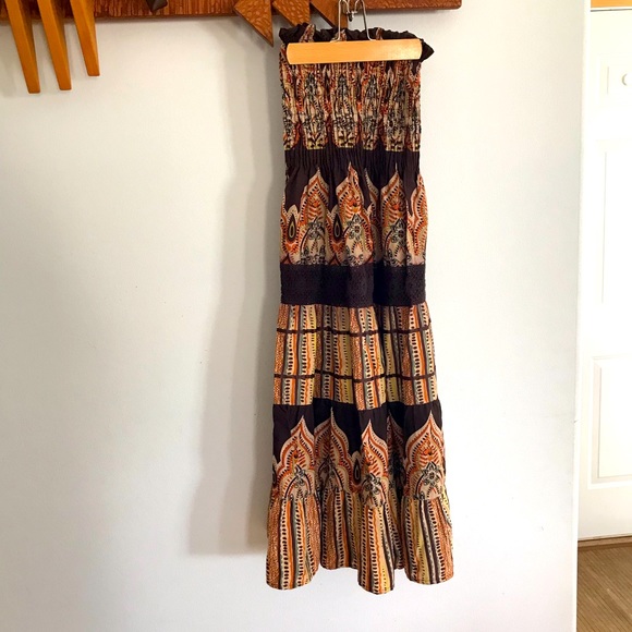 Bohemian long summer maxi skirt - Picture 1 of 6